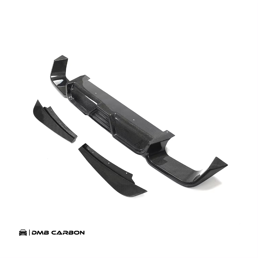 F97 X3M DMB-Style Carbon Fiber Rear Diffuser