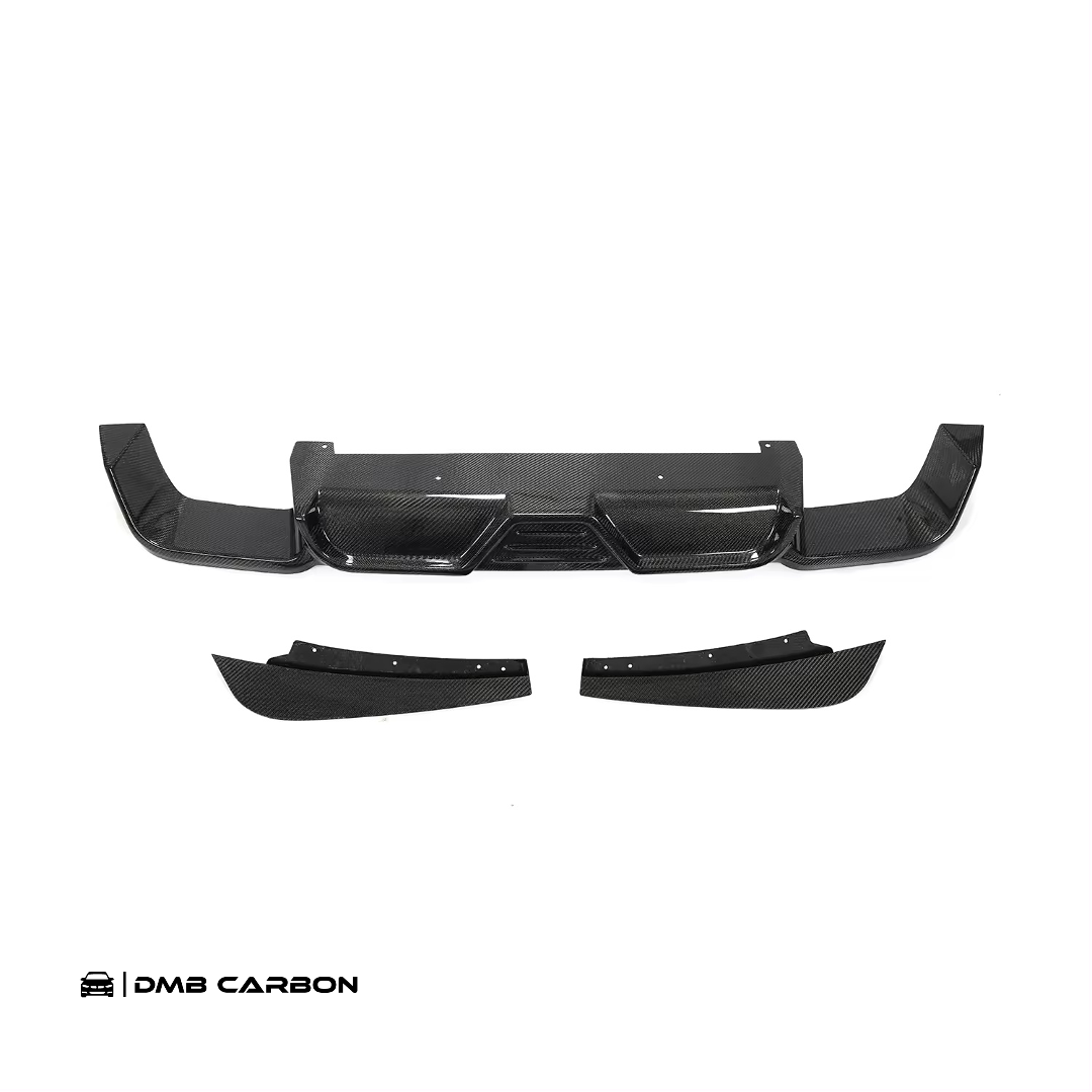 F97 X3M DMB-Style Carbon Fiber Rear Diffuser