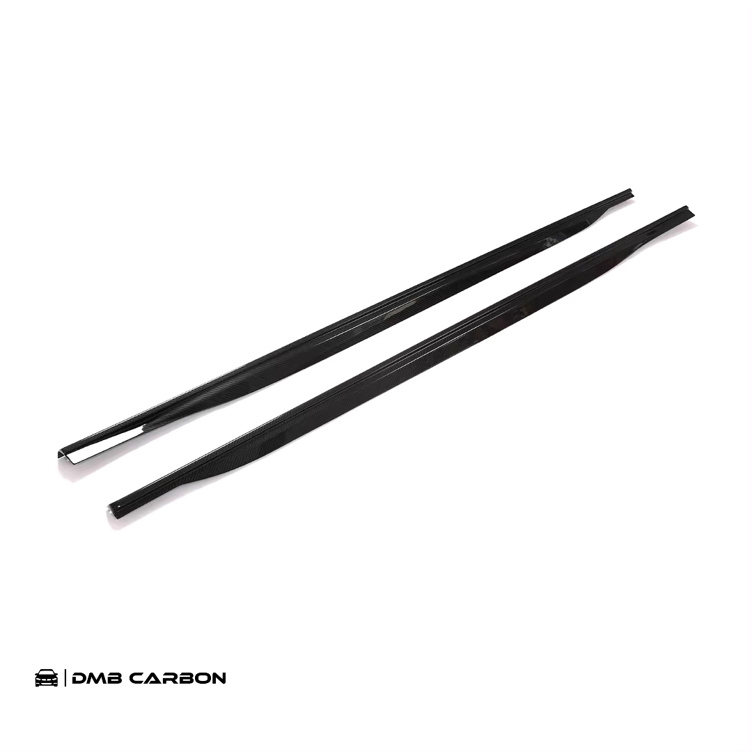 G22 / G23 4-Series 3D-Style Carbon Fiber Side Skirts