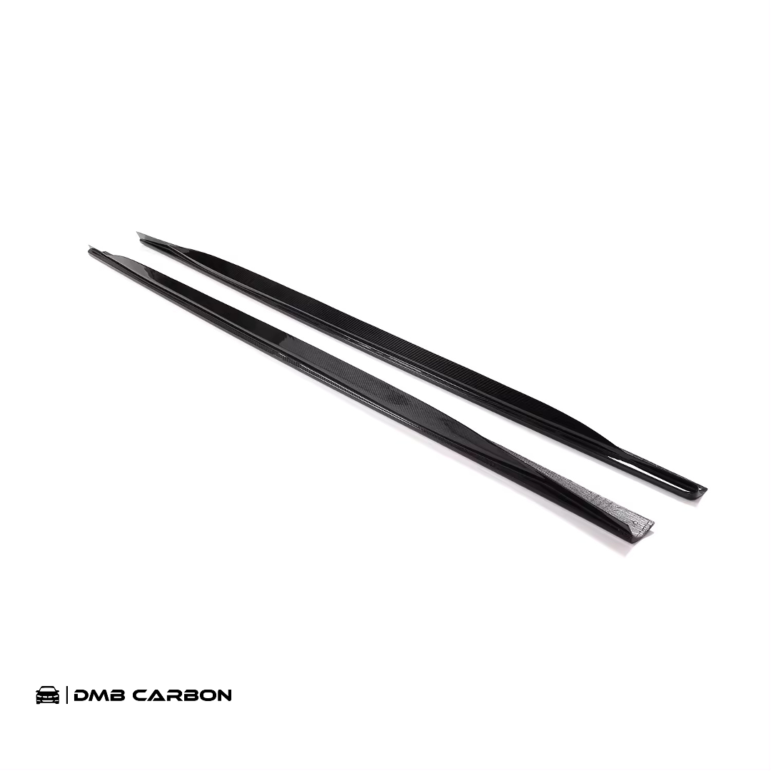 G22 / G23 4-Series 3D-Style Carbon Fiber Side Skirts