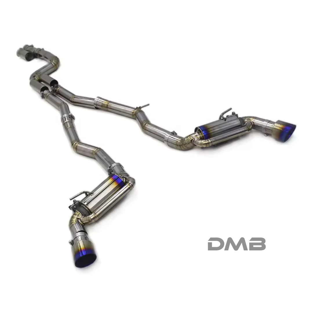 A90 Supra Dual Exit Tomei Style Muffler DMB Catback Exhaust System