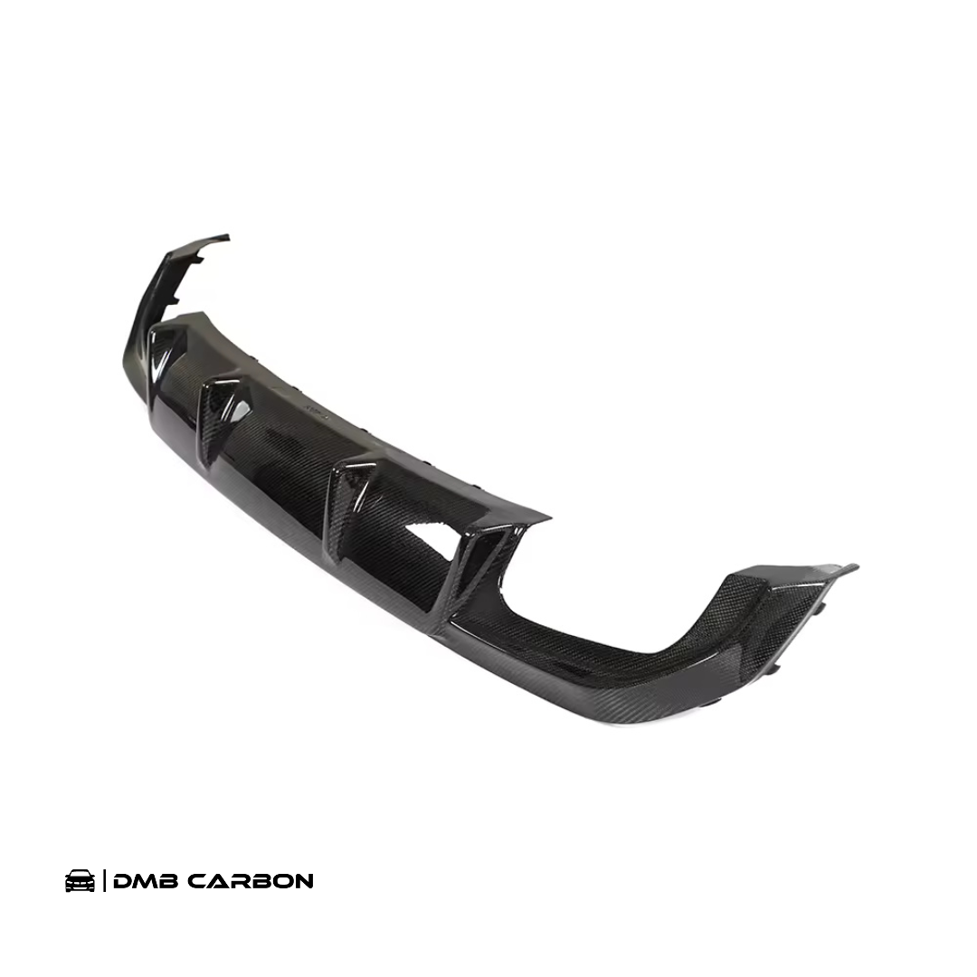 G26 4-Series 3D-Style Carbon Fiber Rear Diffuser