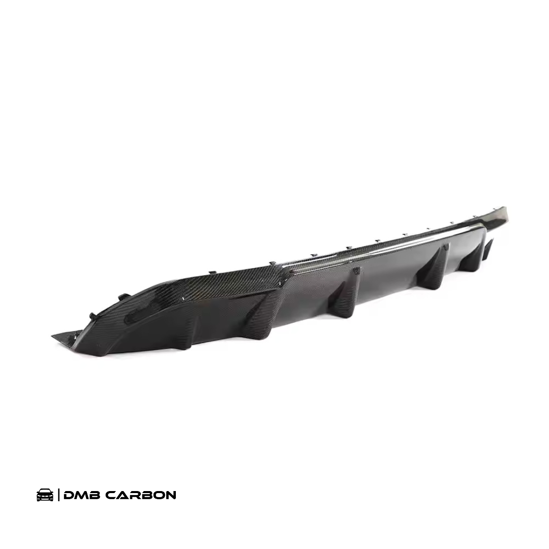 I4 G-Chassis 4-Series 3D-Style Carbon Fiber Rear Diffuser