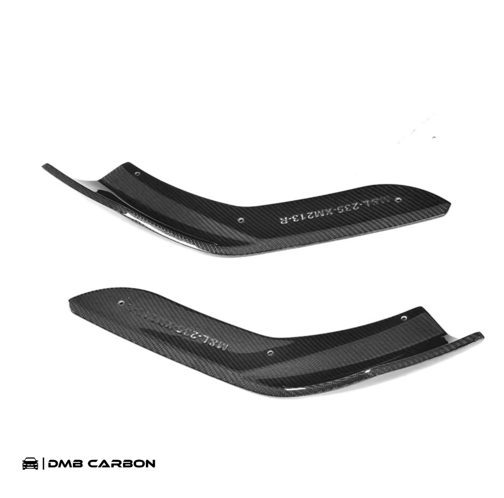 F87 M2 Carbon Fiber Front Side Extension Splitter