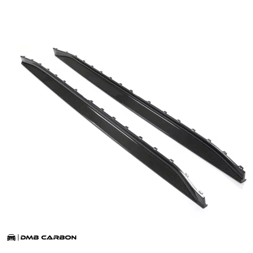 G8X M3 & M4 OEM Replacement Dry Carbon Fiber Side Skirts