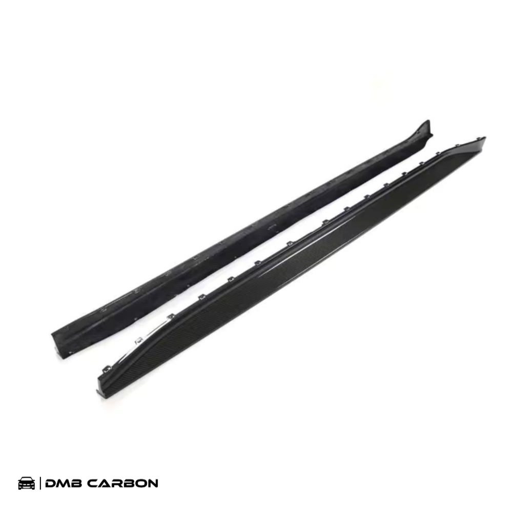 G8X M3 & M4 OEM Replacement Dry Carbon Fiber Side Skirts