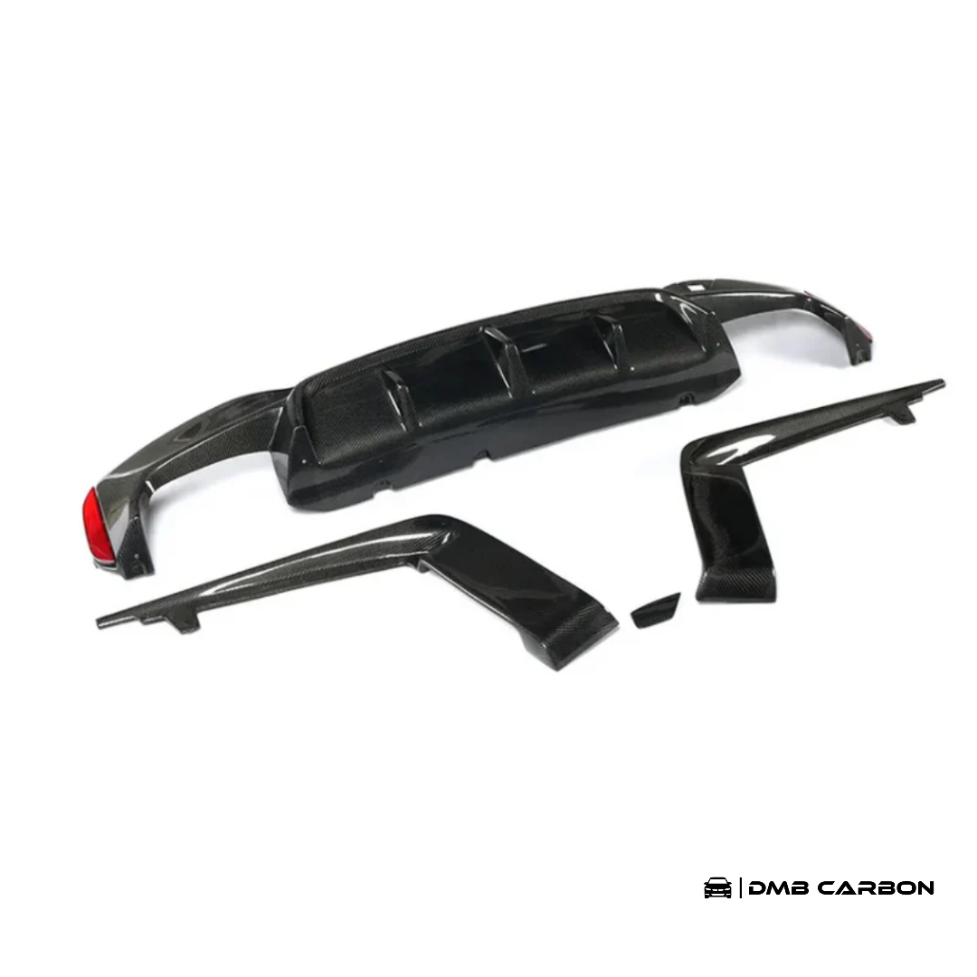 F90 M5 Carbon Fiber Rear Diffuser 3-Piece