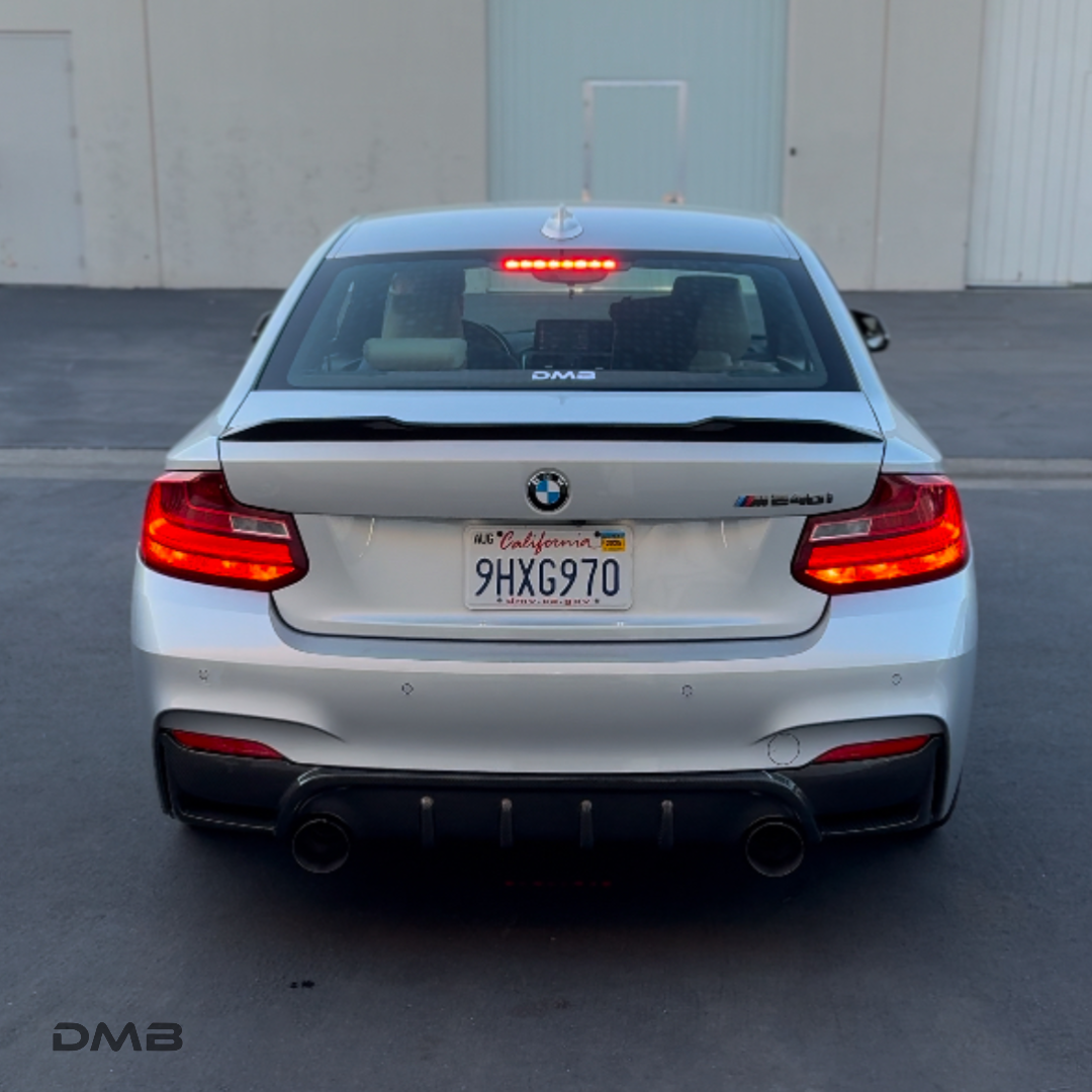 F22 / F23 2-Series 3D-Style Carbon Fiber Rear Diffuser (M-Sport Package)